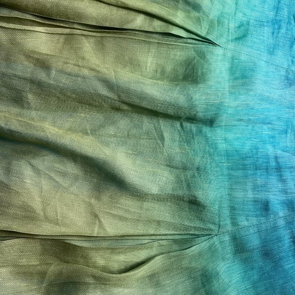 Jones New York Collectives silk and linen flowy ombre skirt size 10 - Picture 7 of 10